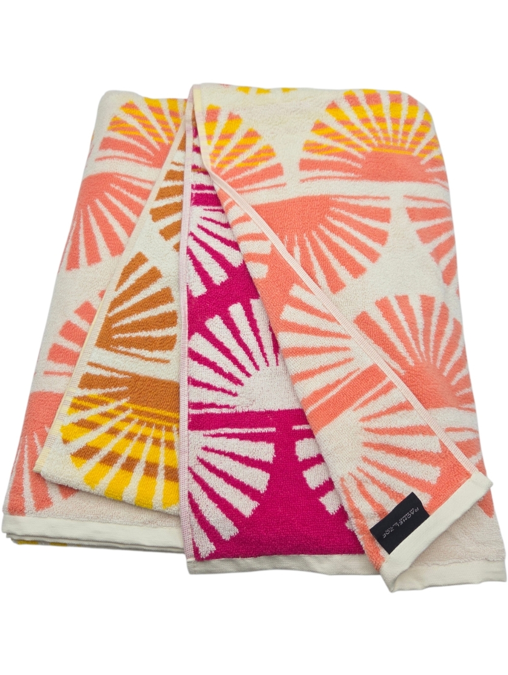 Rachel Zoe Warm Sunny‎ Multicolor Oversized Beach Towel 40x70 Spring Summer